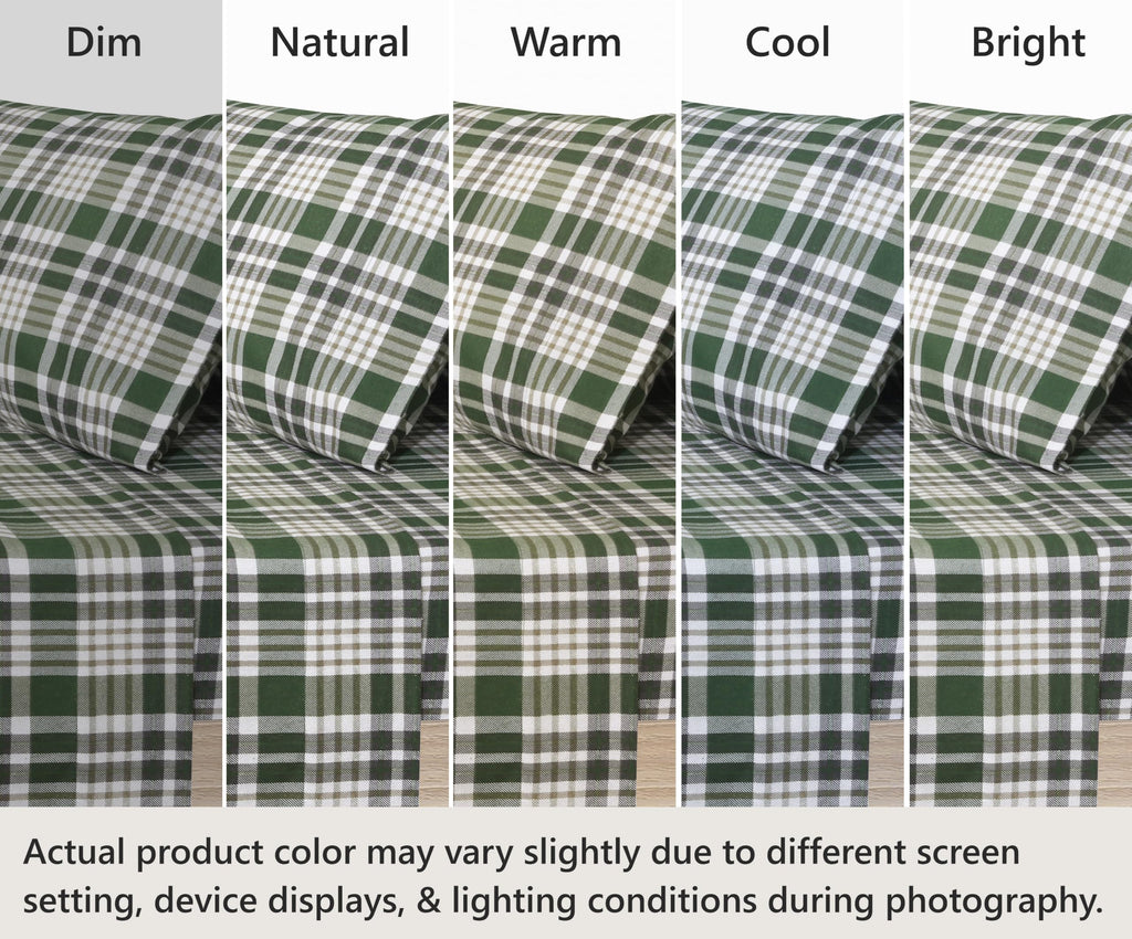 100% Cotton Flannel Sheets Twin XL Size, 3 PCs setS, Olive Brown