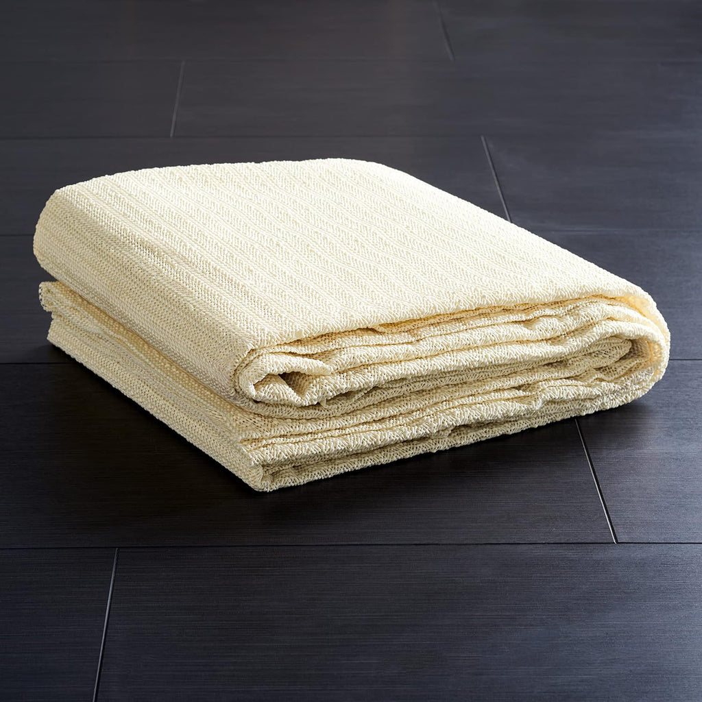 Non Slip Anti Skid Grippy Stay in Place Rug Pad Under Carpet, Stable on All Hard Floors (8' Runner) - Set of 2