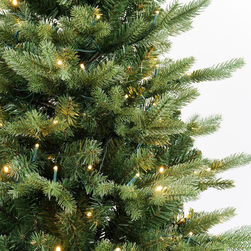 4FT Prelit Potted Christmas Tree with 100 LED, Artificial Christmas Tree Outdoor Indoor Decor, Battery Operated