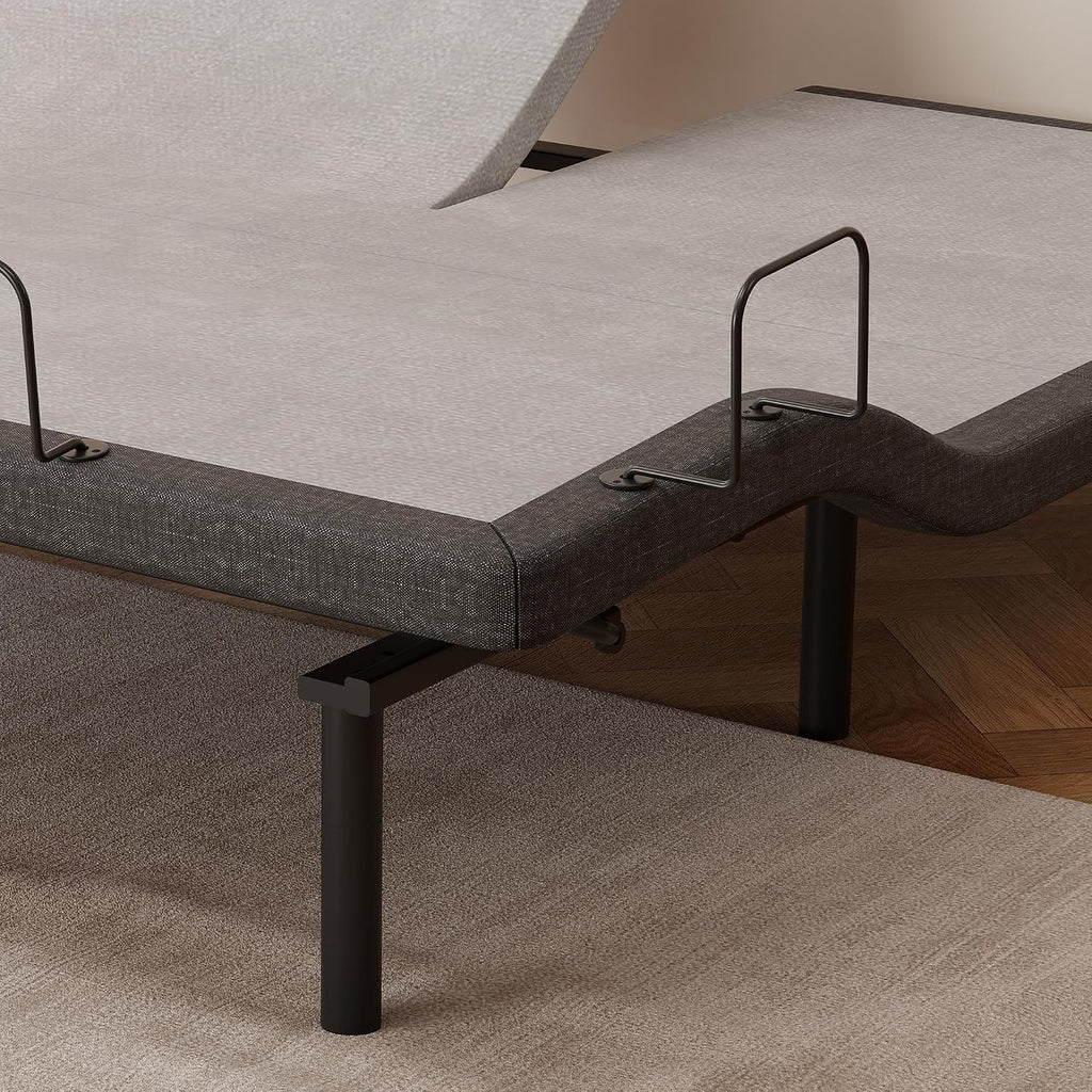 Split Top King Adjustable Bed Frame, Zero Gravity, Underbed Light - Set of 2