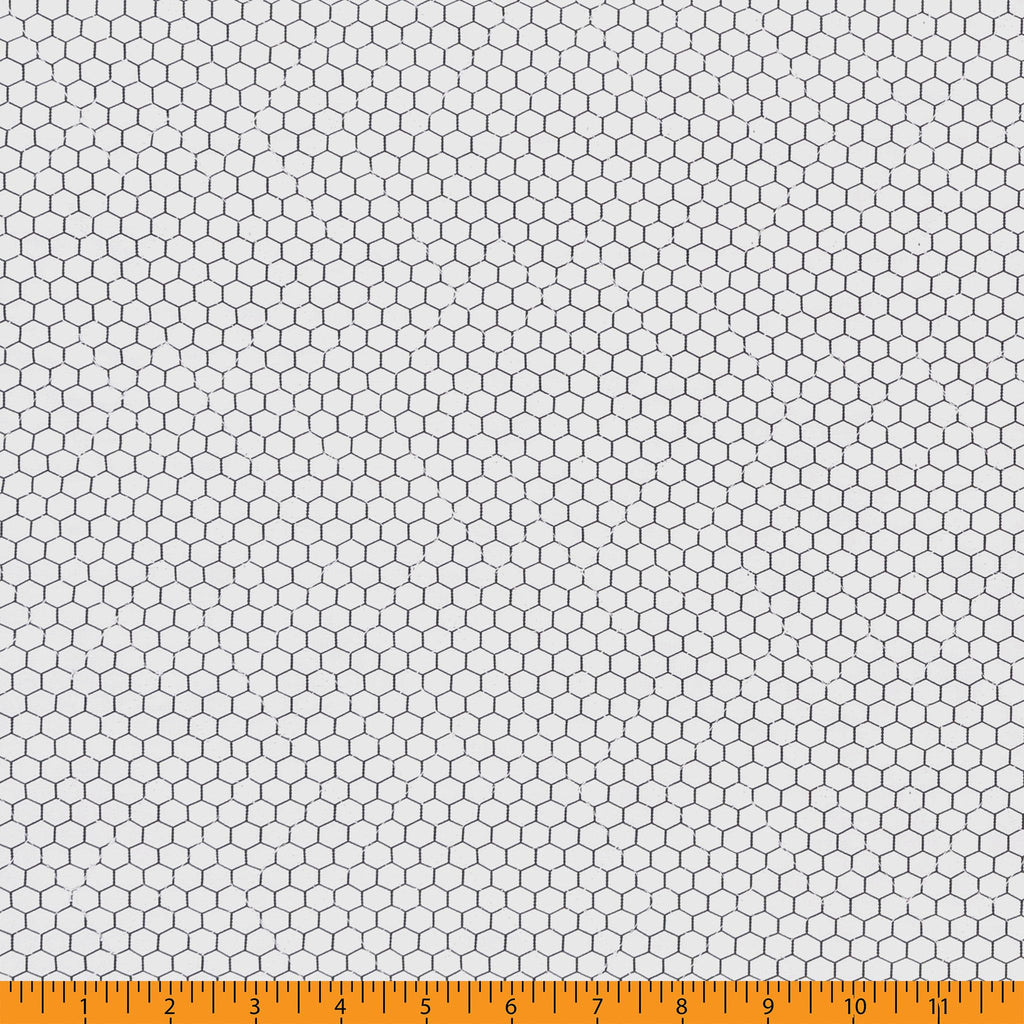 Double Faced Quilted Cotton, Farm Animals Rooster White