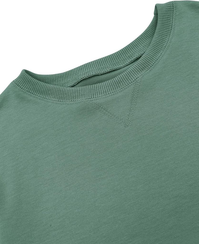 Girls Casual Long Sleeve Sweatshirt Crew Neck Cute Pullover Relaxed Fit Tops