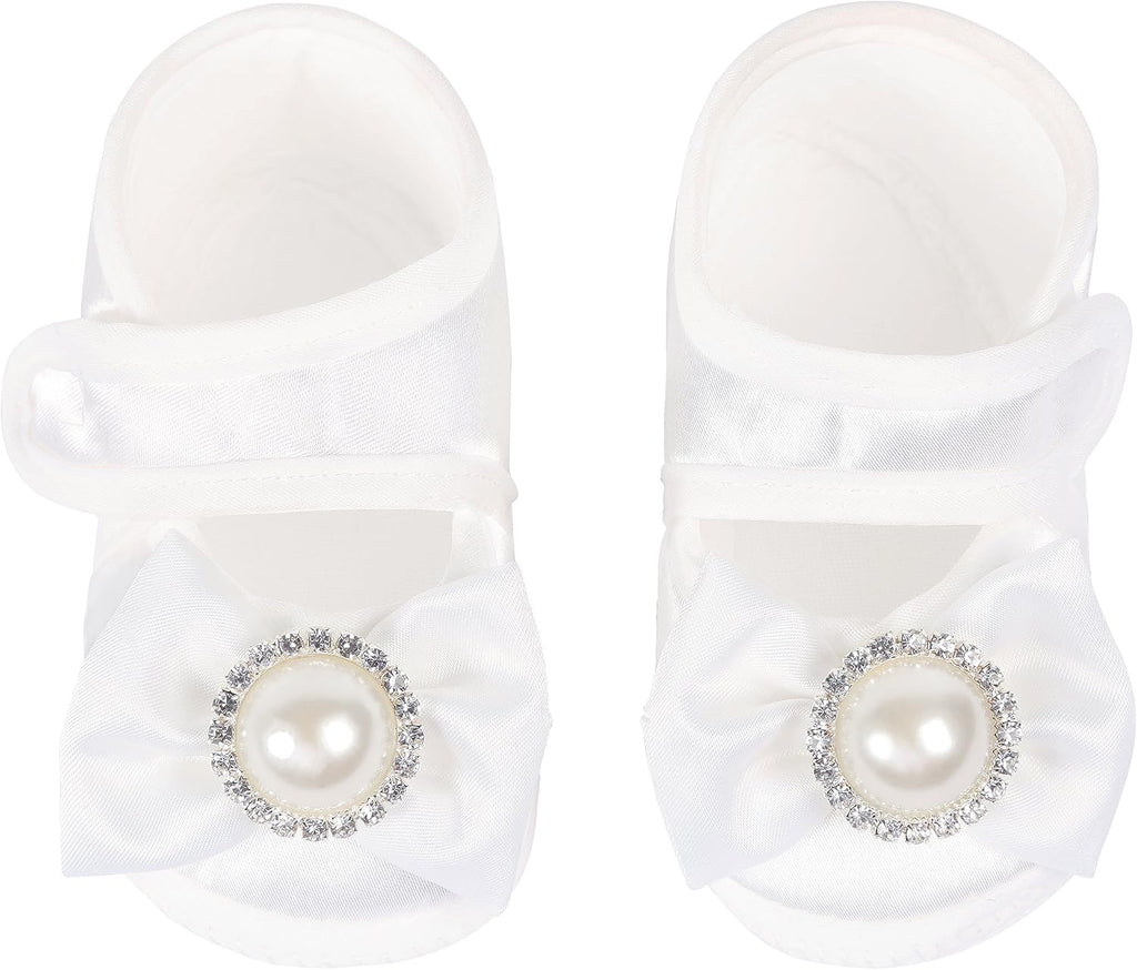 Taffy Baby Girl Newborn Christening Baptism, White, Size 0-3 Months