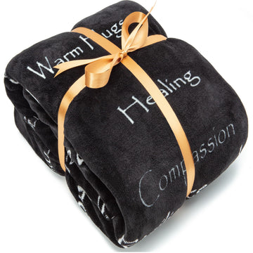 Premium Sympathy Warm Hugs Gift Throw Blanket - Healing Gift Cancer Chemo Survivor Get Well Caring Gifts - Comfort