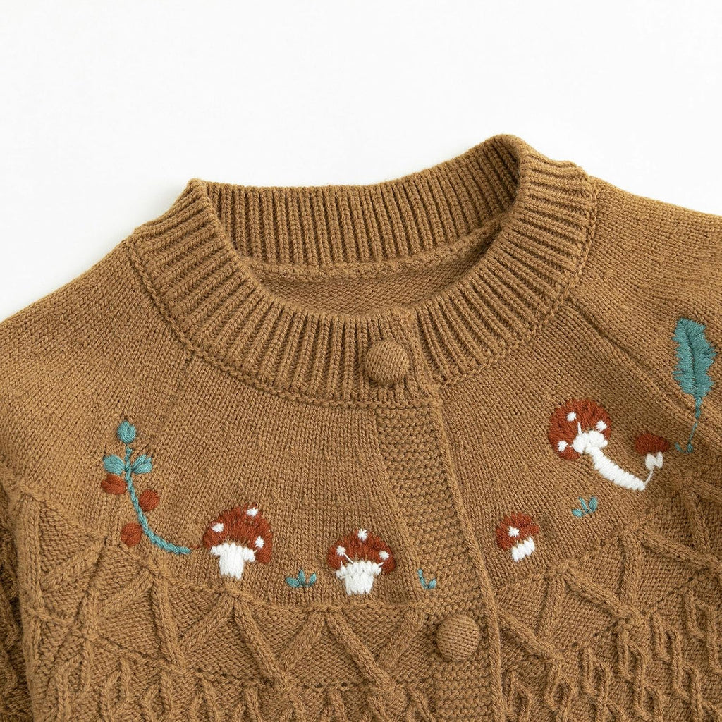 Toddler Girls Knit Cardigan Sweater