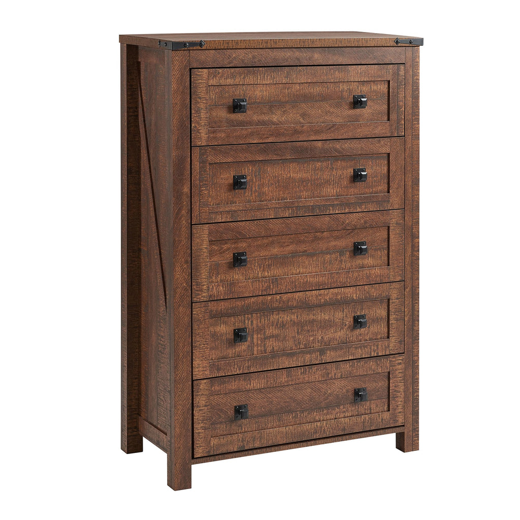 Farmhouse 48" 5-Drawer, Reclaimed Barnwood