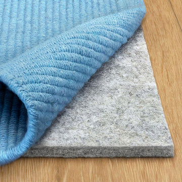 Basics - 8'x10' - 1/4" Thick - 100% Felt - Protective Cushioning Rug Pad - Safe for All Floors and Finishes Including - Set of 80