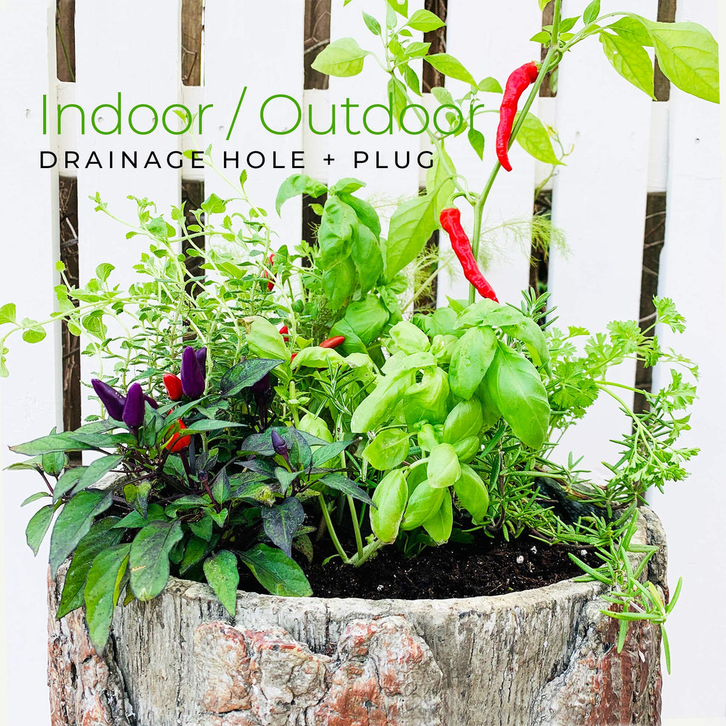 Farmhouse Porch and Patio Planter. Tall Country Vintage Plant and Flower Stand. Large Outdoor Deck and Garden Unique