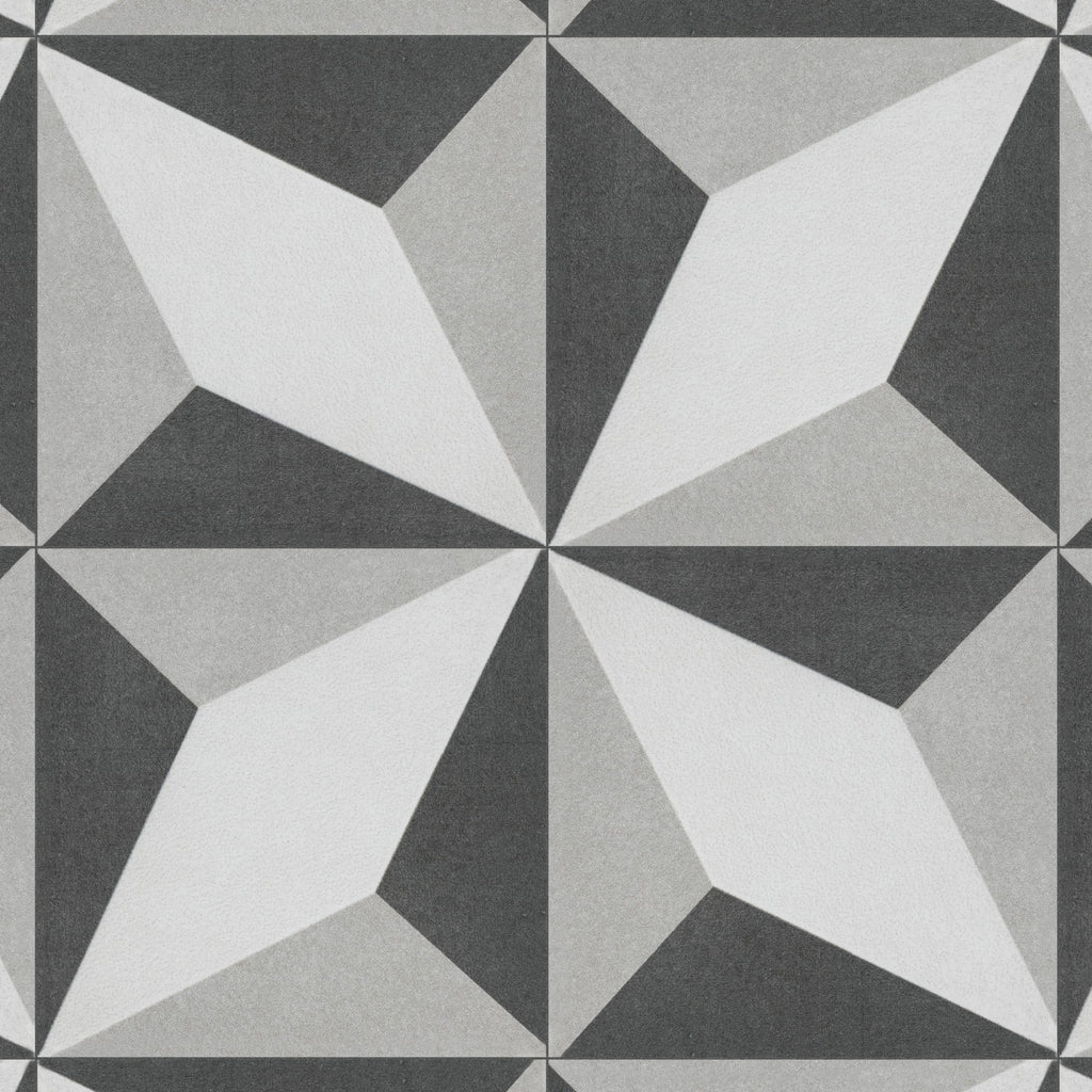 Twenties Mini Diamond 3-7/8" x 3-7/8" Ceramic Floor and Wall Tile