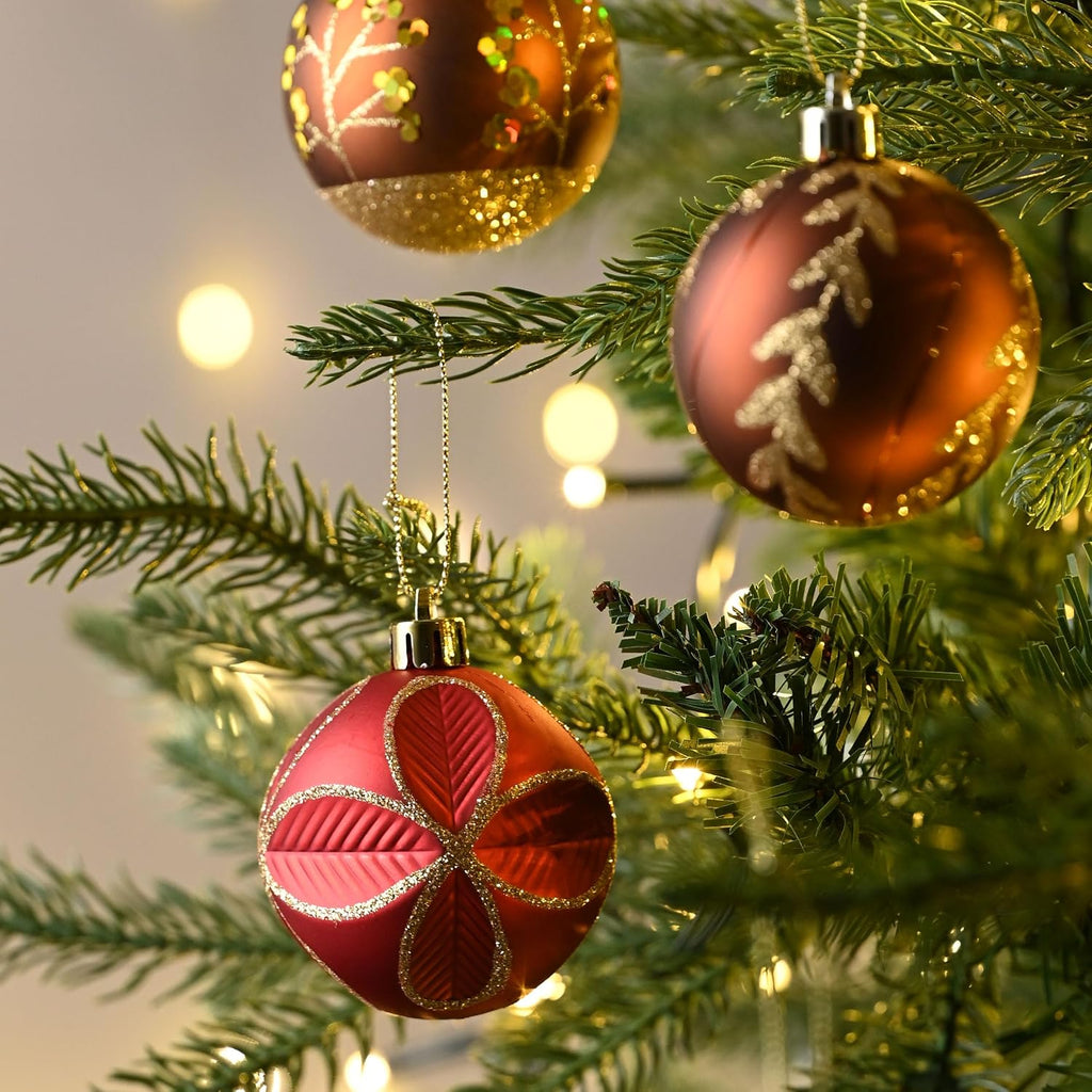 16ct Christmas Tree Decorations Ball Ornaments 2.36 Inches