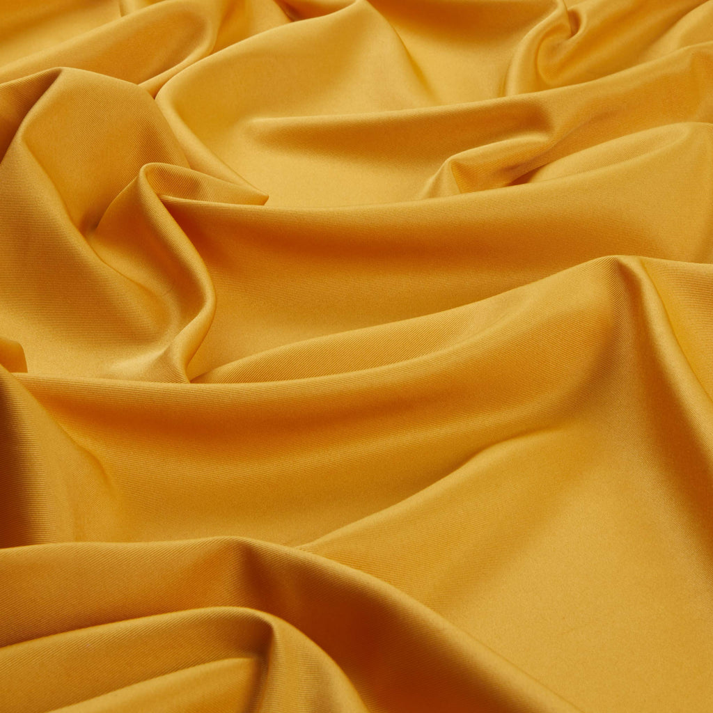 Polyester Twill Solid Gold, Fabric by the Yard