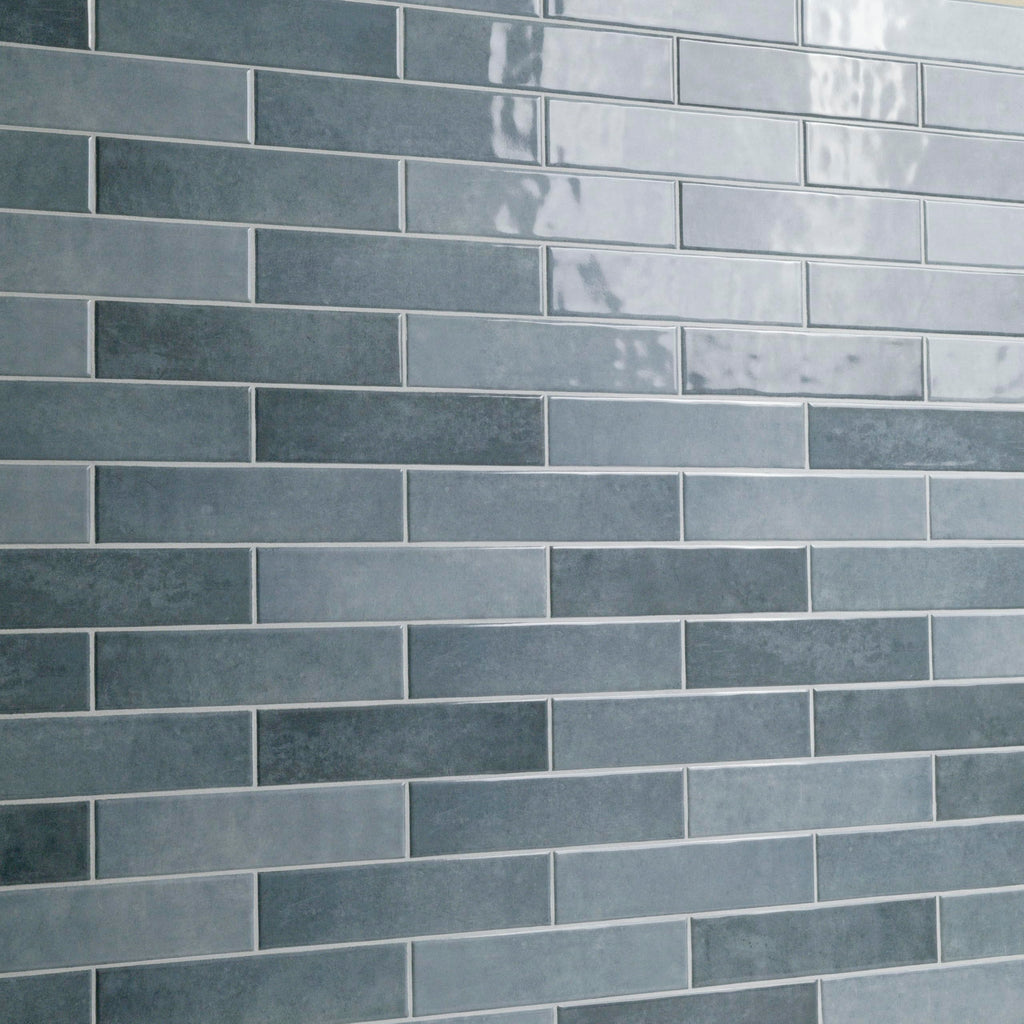 Ceramic Subway Wall Tile | Hoku Caspian Blue | 3" x 12"