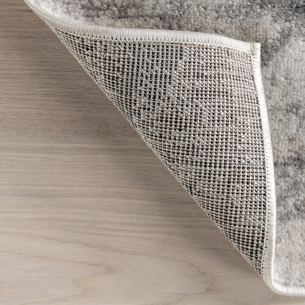 5x8 Thigpen Grey/Off-White, 5' x 8', Soft and Cozy, High Traffic, Stain Resistant, Easy Clean, Non-Shed, Durable Area Rug