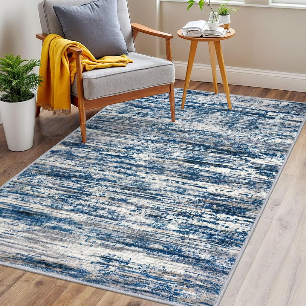 3x5 Washable Area Rug Non Slip Door Mat Indoor Bedside