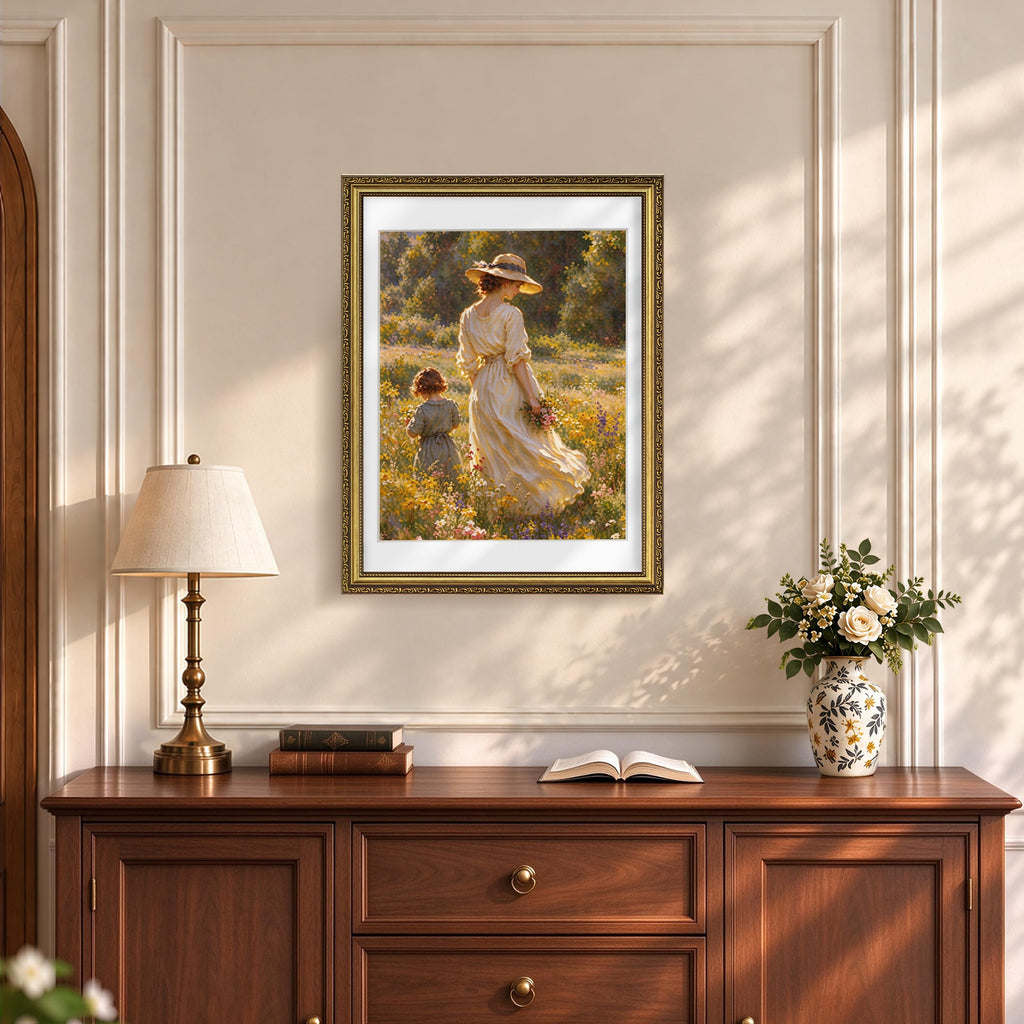 18x24 Vintage Picture Frame, Acrylic Cover, Gold, 4-Pack