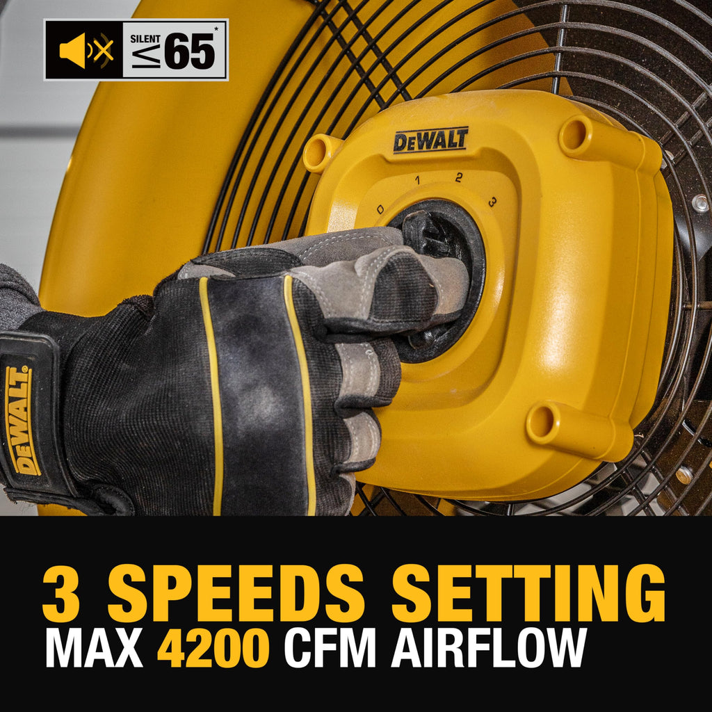 18 Inch Floor Fan, 180° Adjustable Tilting Drum Fan DXF1840