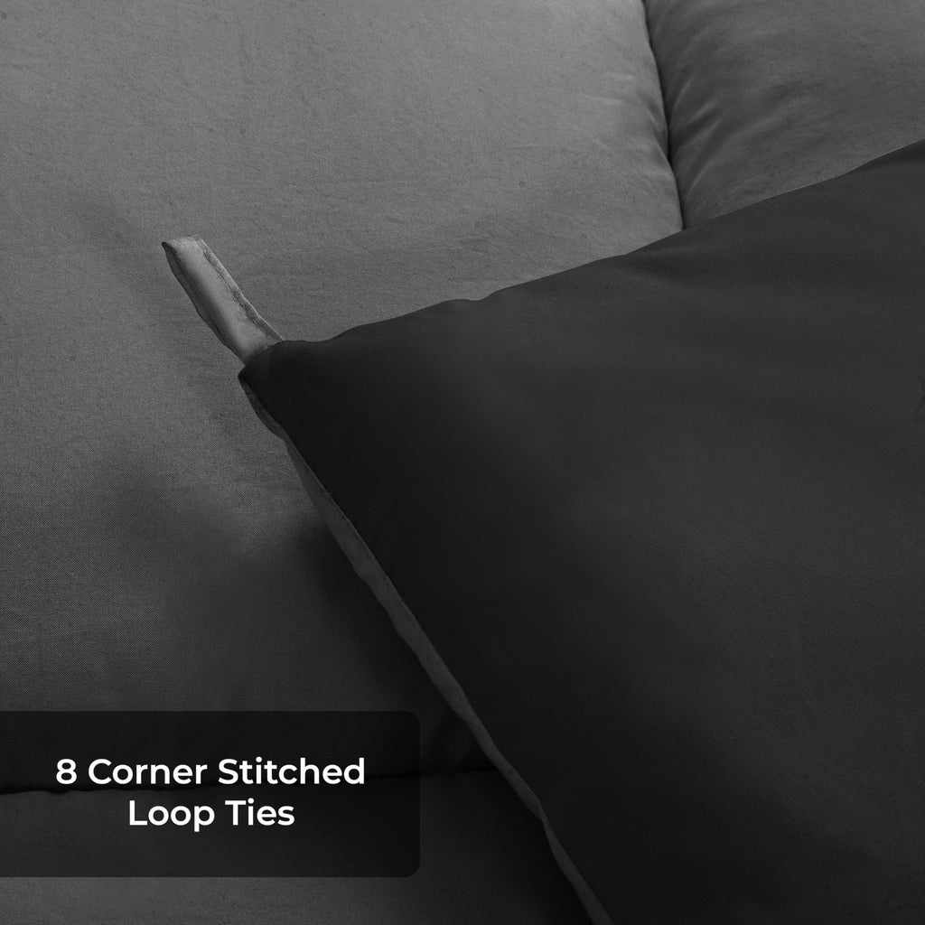 California King Comforter - All Season Down Alternative Bedding Comforters - Quilted Comforter with Corner Tabs