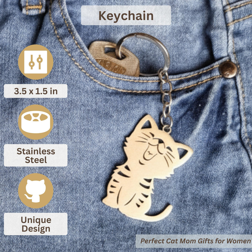 Luxury Cat Lover Gifts for Women, Cat Mom Gifts for Women, Crazy Cats Lady