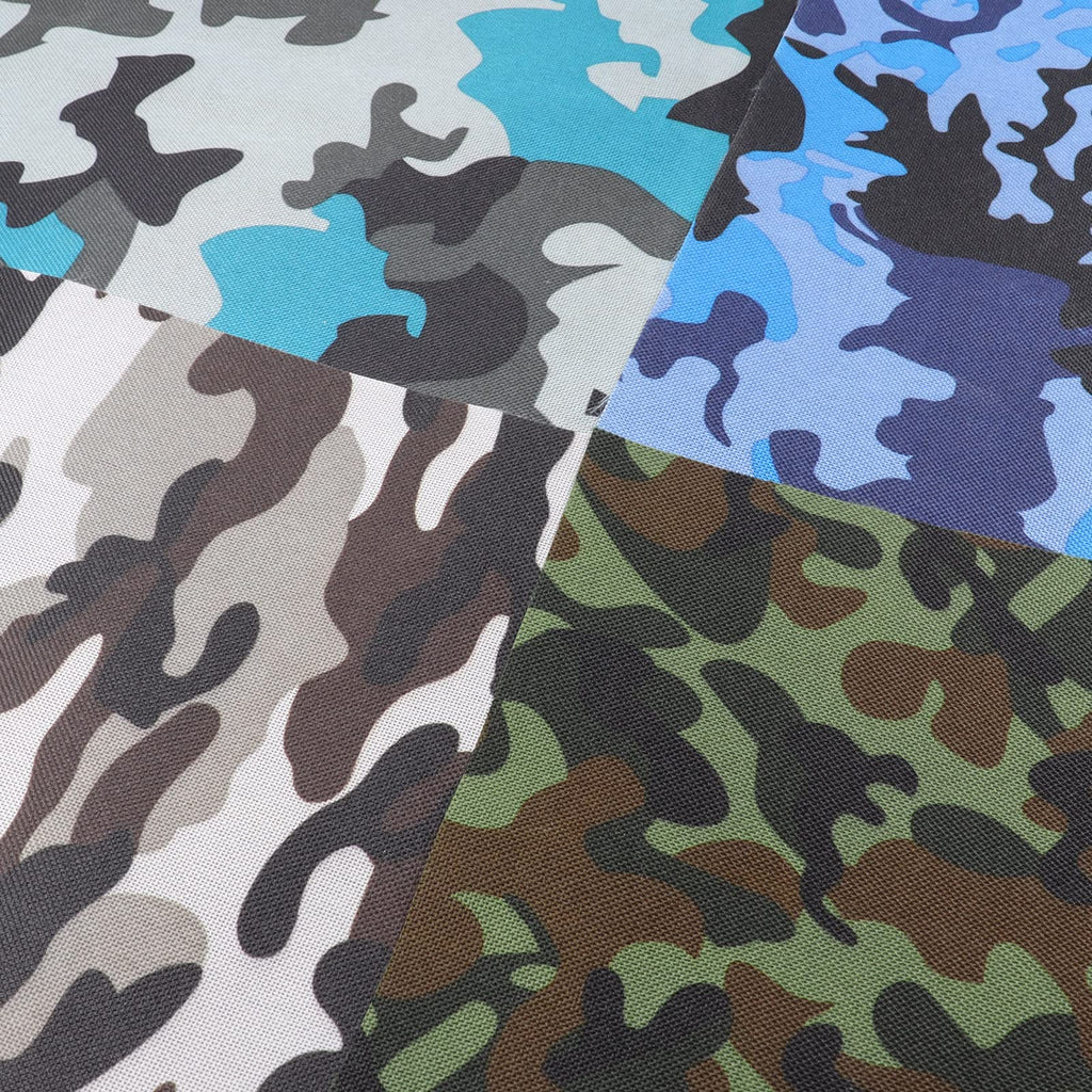 Marine Waterproof Canvas Fabric 600D Camouflage Material 60"×185"