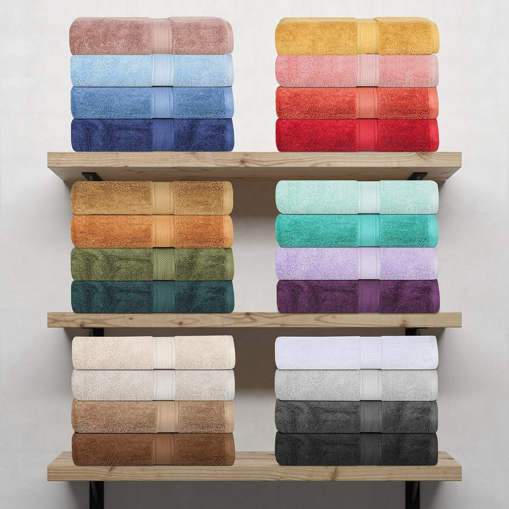 Luxury Heavyweight Egyptian Cotton Towels, Towel Set , Shower, 800GSM, Bathroom Decor, Highly Absorbent and