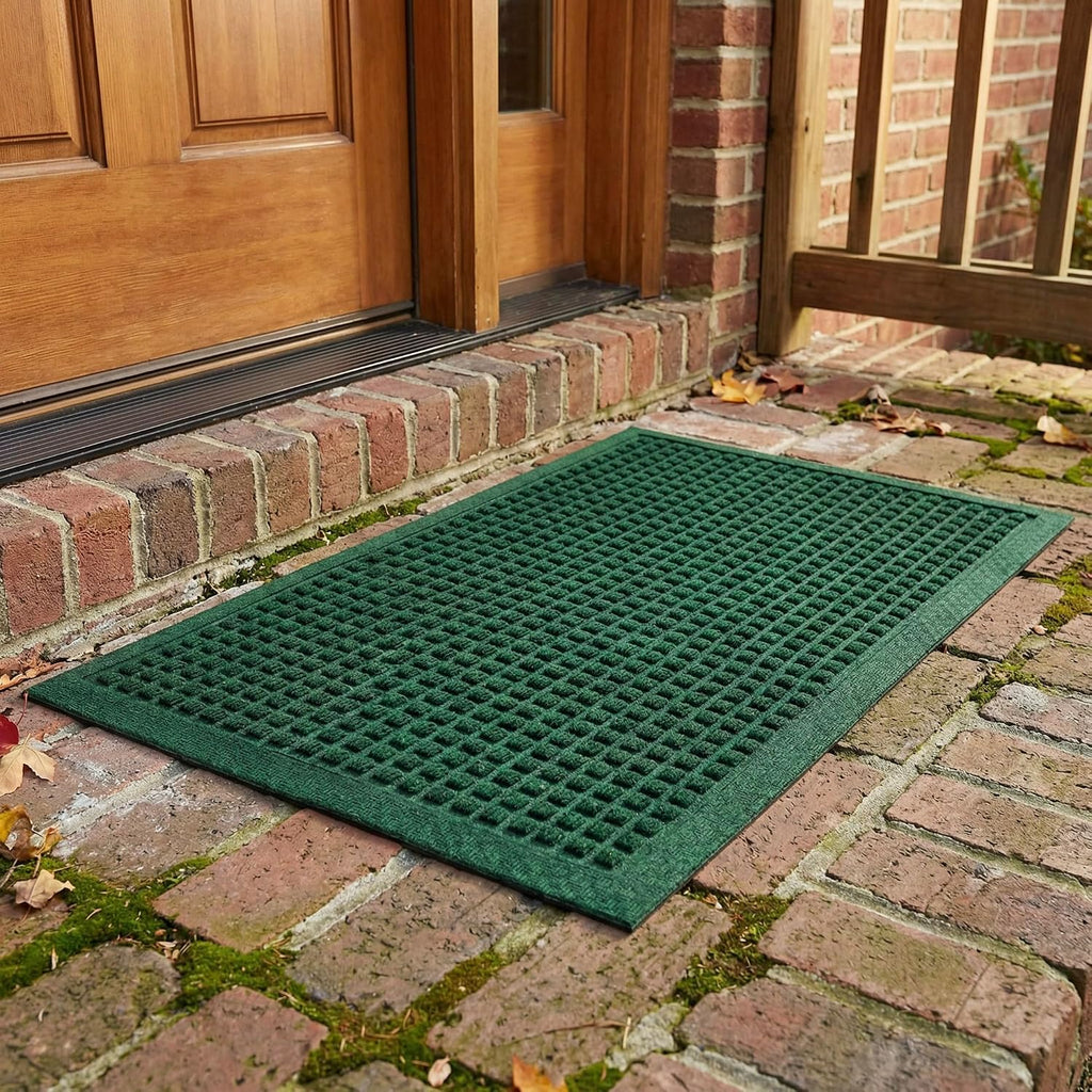 Water Trapper Doormat, 24" x 36", Green