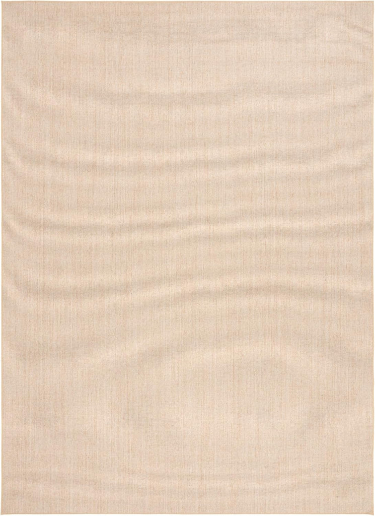 X Area Rug Collection - 9' x 13', Beige & Ivory, Sisal & Jute, Farmhouse Style, Ideal, Dining Space (MSR9501C)
