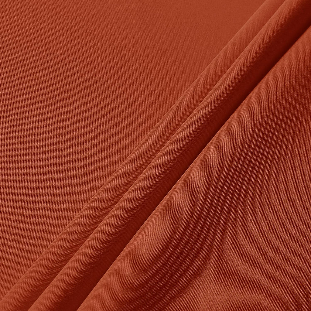 Thanksgiving Round Tablecloth - 90 Inch Burnt Orange