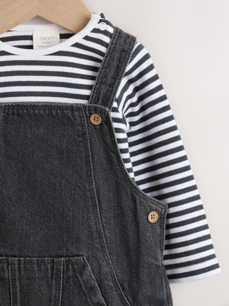 Baby Denim Dungarees and Bodysuit Set Standard