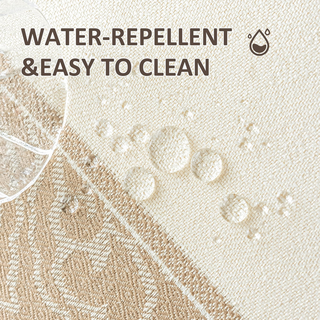 Boho Woven Placemats Set of 4, 14x18 Inch Heat Resistant Dinner Mats