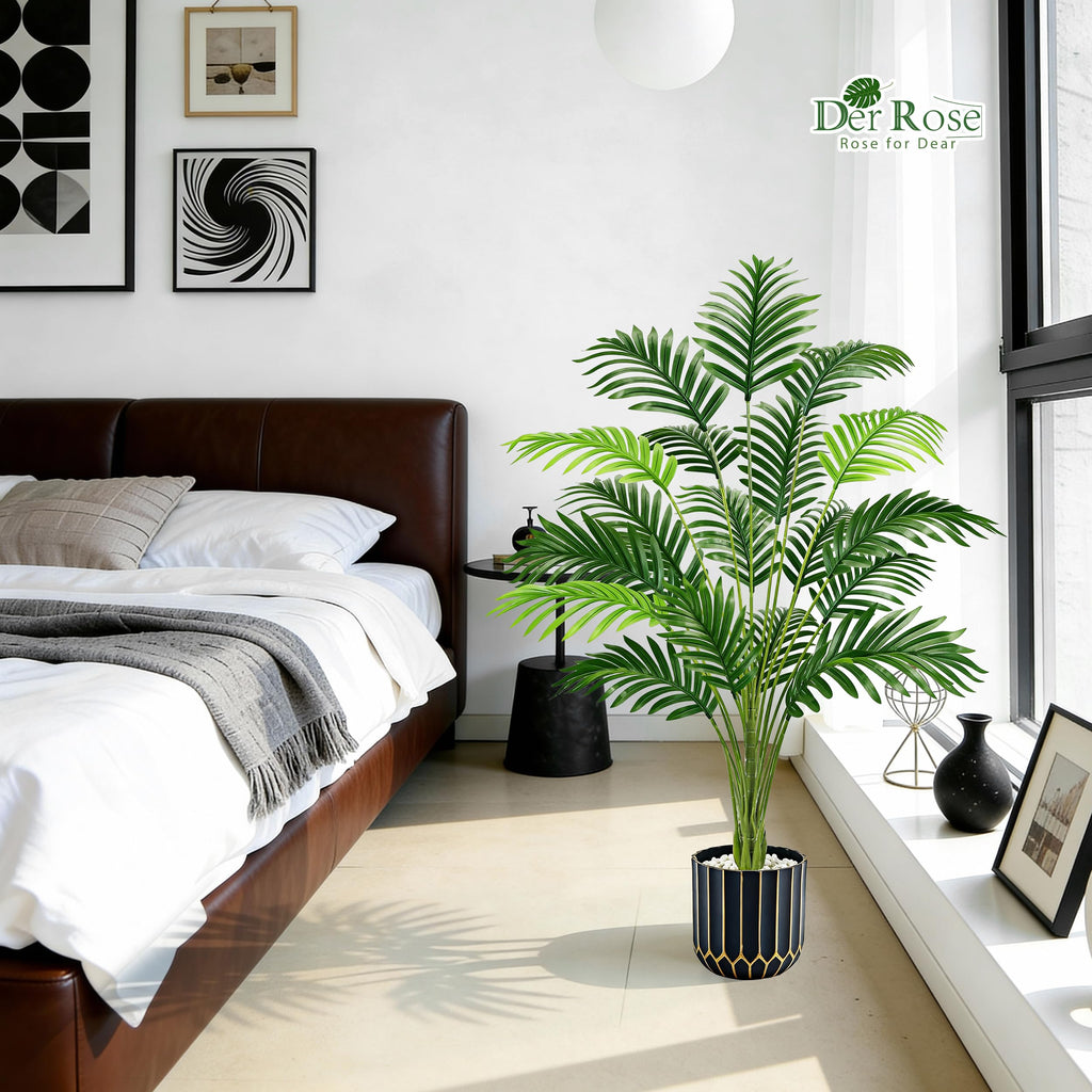 44" Artificial Tropical Palm Tree for Indoor Outdoor Porch Decor