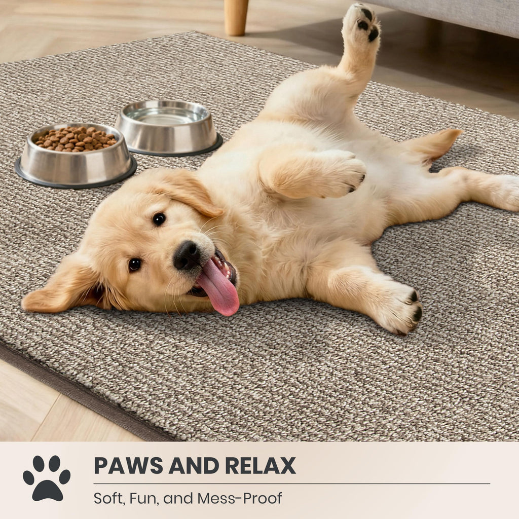 Hallway Runner Rug, 24" x 59", Heathered Beige