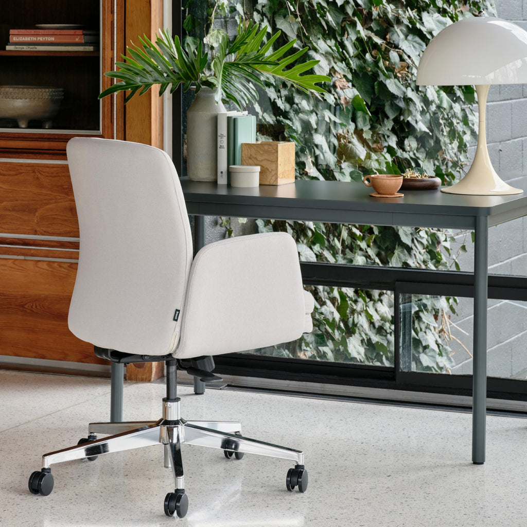 Softside Mid Century Modern Office Chair