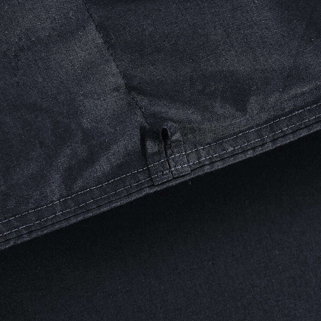 Luxurious All-Season Goose Down Comforter King Size Duvet Insert, Classic Black, Premium Baffle Box, 1200 Thread