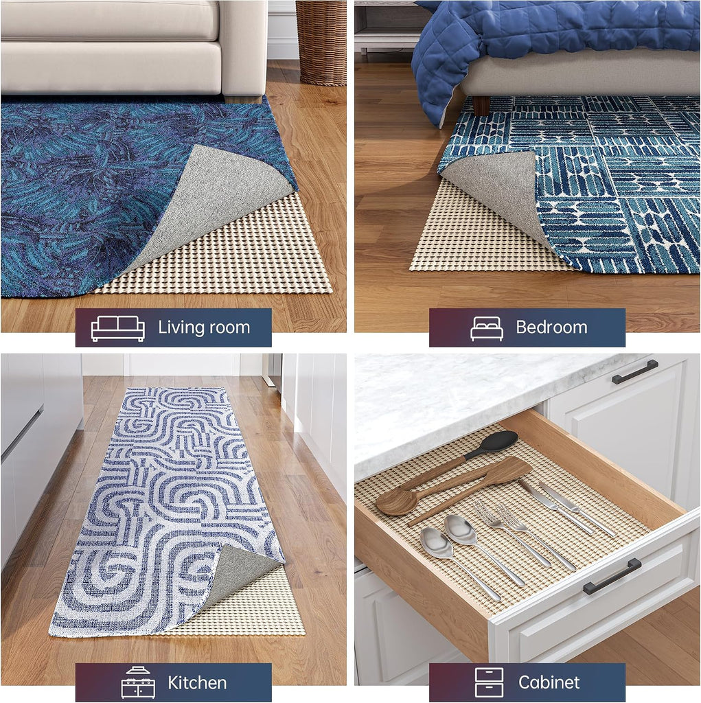 Non-Slip Rug Pad Gripper 9x12 Ft