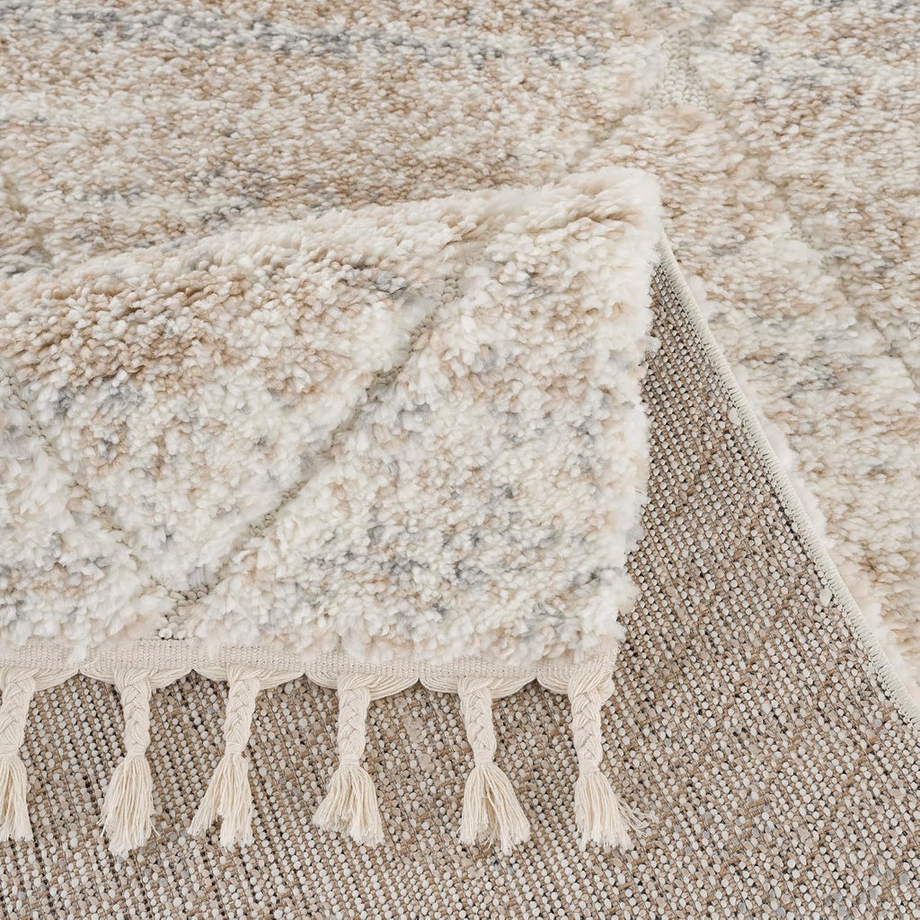 Madison Park Sophia Woven Turkish Area Rugs, Diamond Trellis with Tassel, Indoor Dining Accent Modern Home Décor