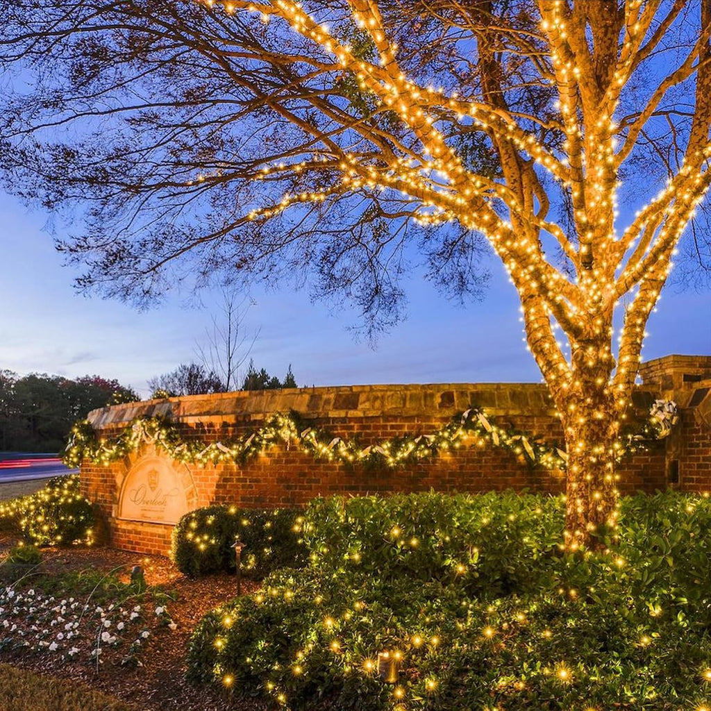 328 FT 1000 LED Christmas Lights, 8 Lighting Modes with Remote & Timer Christmas Tree Lights, Waterproof for Outdoor