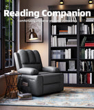 GarveeHome Recliner Chairs, Classic Manual Leather Recliner