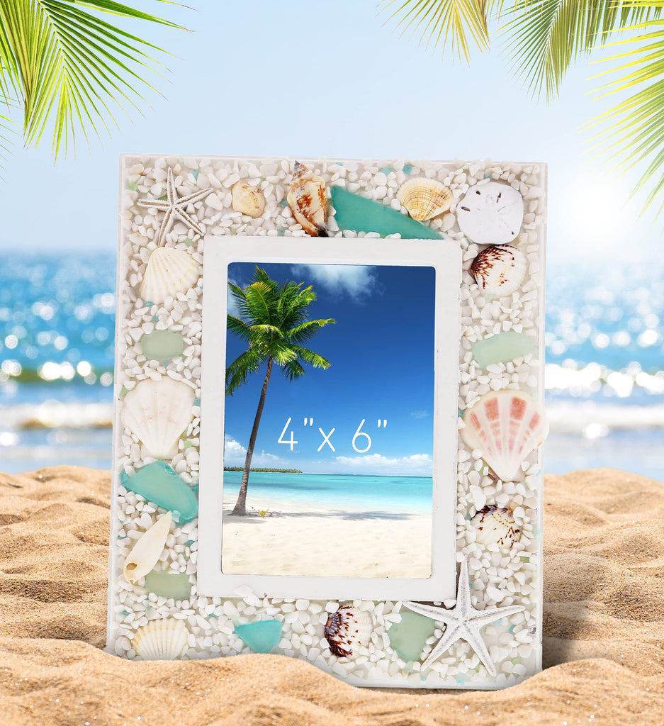 Oceanic Beach 4x6 Frame Beach Decor - 9.4 Inches