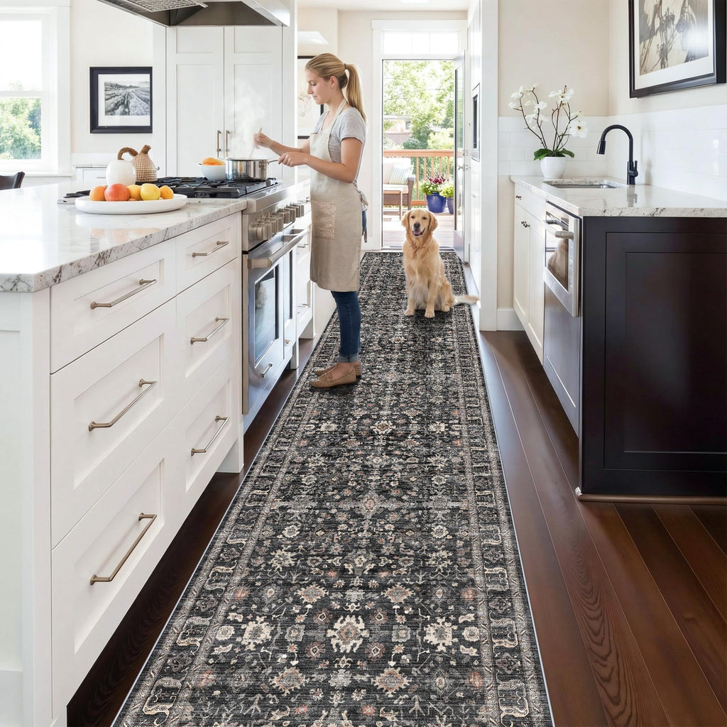 Washable Hallway Runner Rug : Non Slip Runner Rugs with Rubber Backing