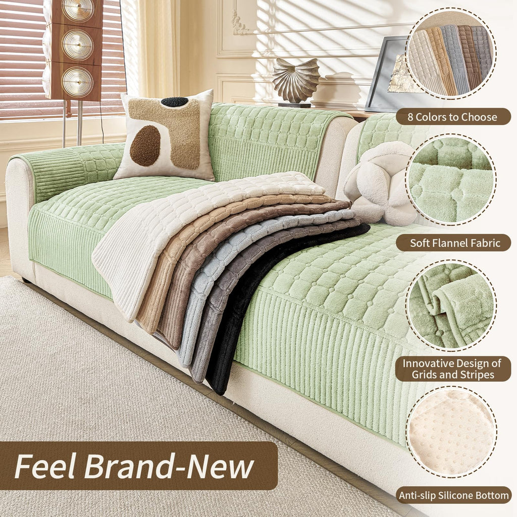 Velvet Couch Covers Sofa Couch Protector Sofa Covers Washable 1PC