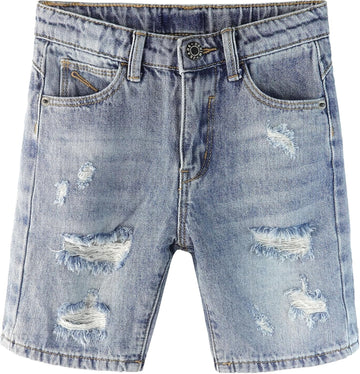 Baby Little Big Boys Ripped Denim Shorts Summer Jeans Half Pants