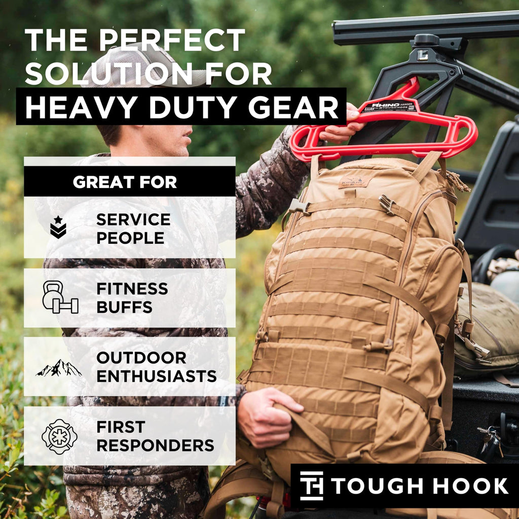 Rhino Heavy Duty Hangers: Weighted Vest & Body Armor, 1 Tan
