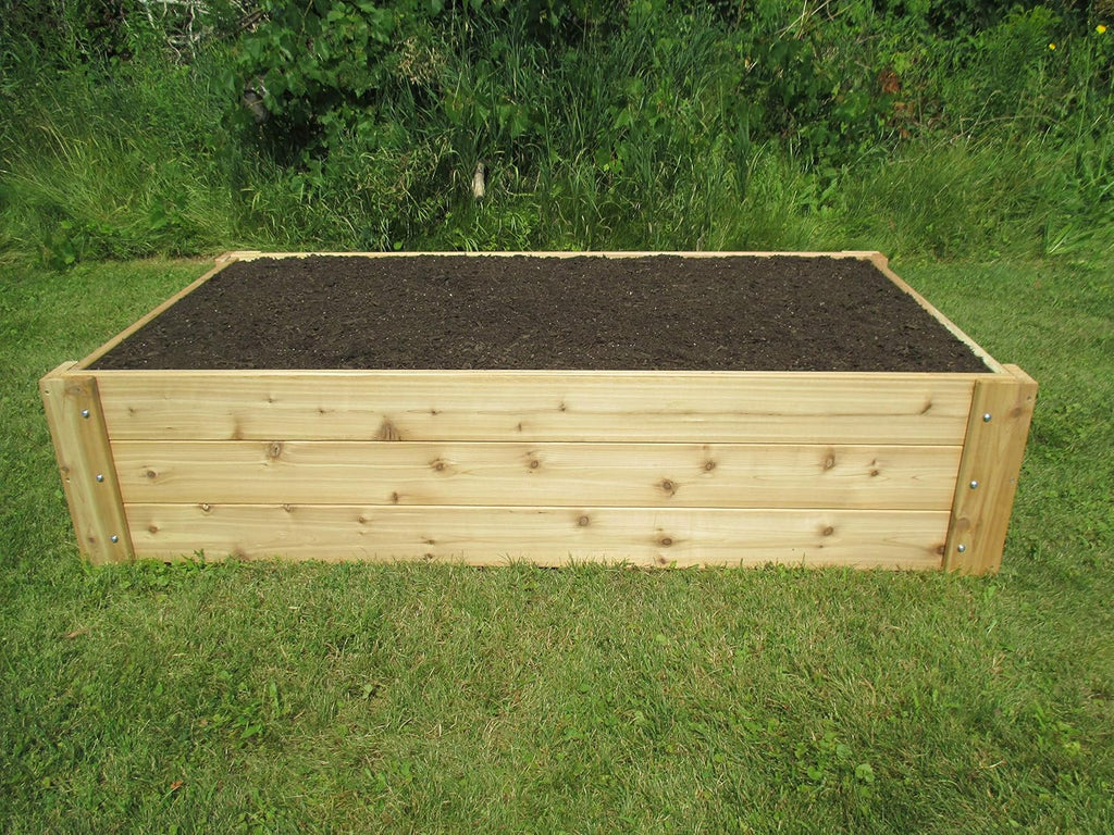Deep Root Cedar Raised Bed Garden Kit