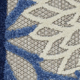 Home Aloha 5'3" x 7'5" Fabric Indoor/Outdoor Rug in Blue/Multi-Color