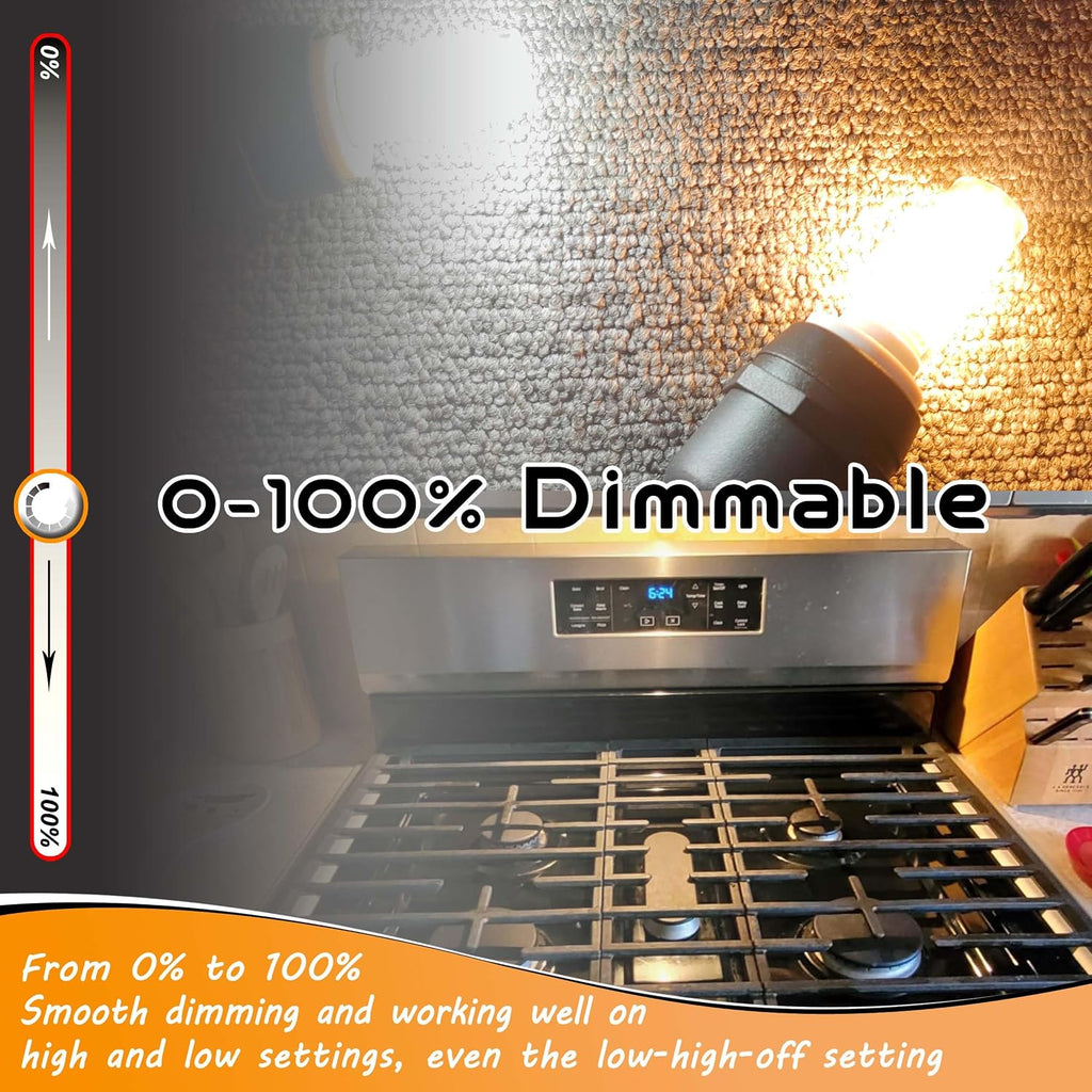 LED 8206232A Microwave Oven Light Bulb 4W Dimmable E17 Intermediate Base