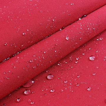 Marine Waterproof Canvas Fabric 60"×360" 600D PU Backing Red