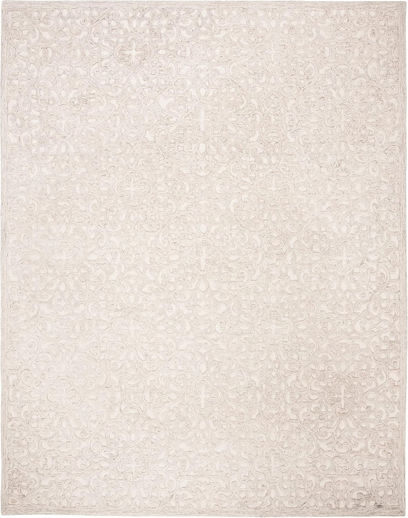 Trace Area Rug - 9' x 12', Camel & Ivory, Handmade Wool