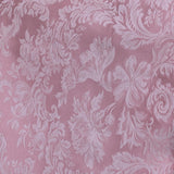 Miranda 60 x 90-Inch Rectangular Damask Tablecloth English Rose Pink