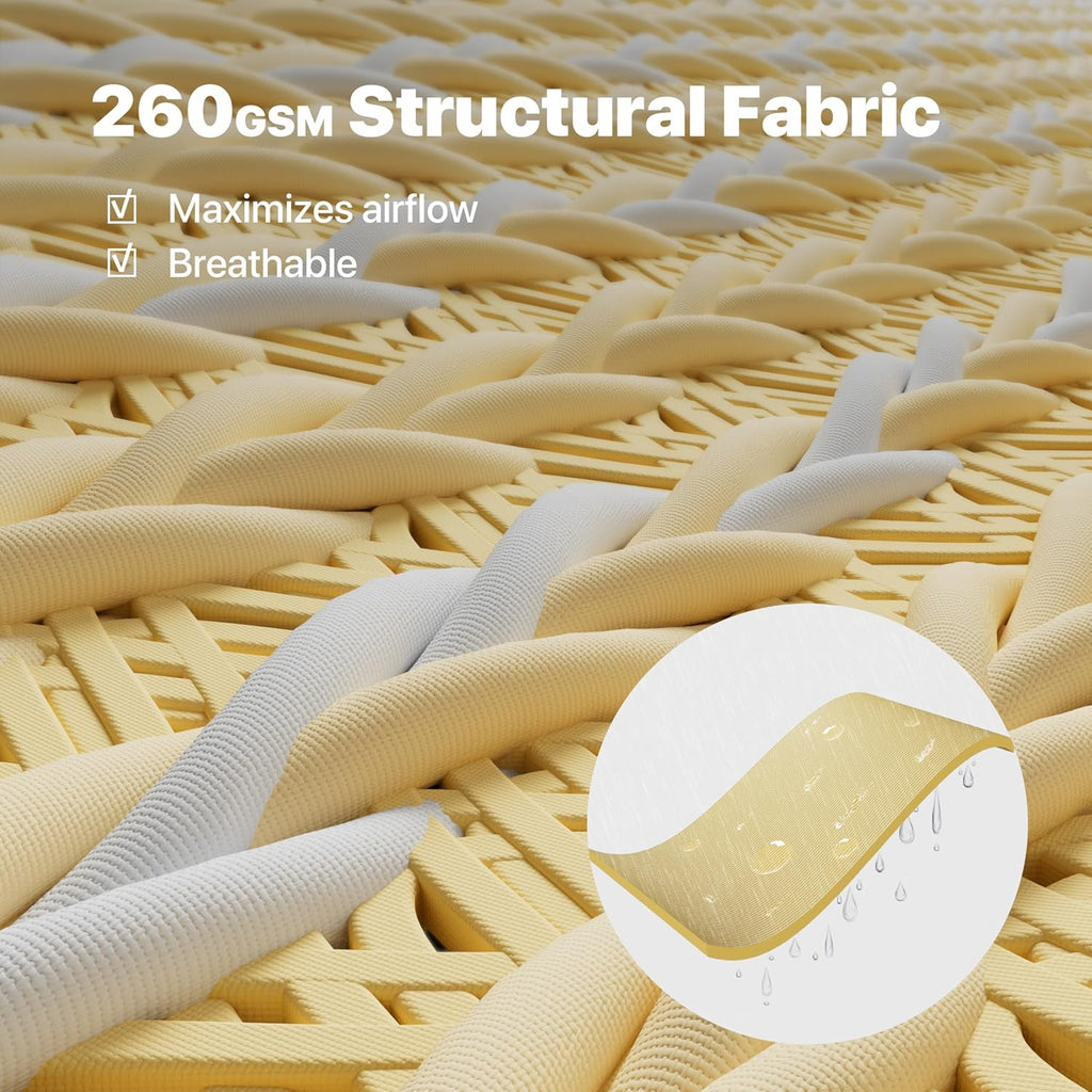 Super Ring 12' x 12' Beige Square Sun Shade Sail, Commercial Grade UPF50 Canopy, Reinforced Corners & Edges, 260 GSM