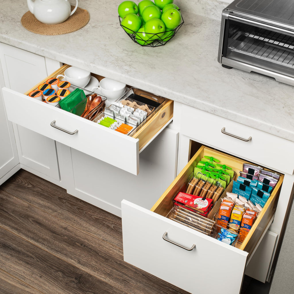 Pantry Organizers and Storage and Cabinet Organizer, 2 Pack